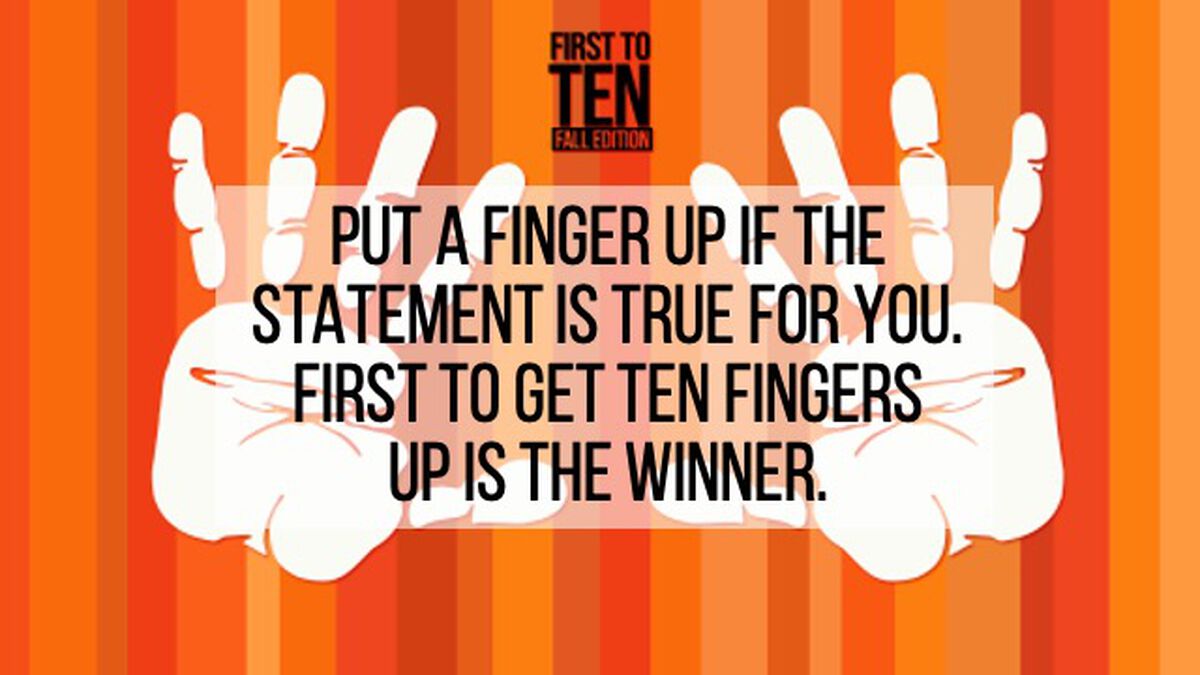 First to Ten: Fall Edition image number null